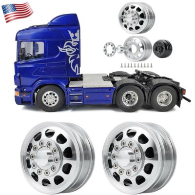 1/2/4x For RC 1:14 Tamiya Car Truck Metal Front Beadlock Wheel Rim Bearing #3