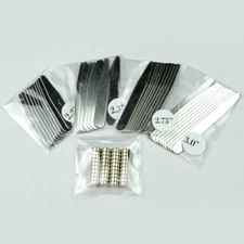 2.2" 2.5" 2.75" 3" Metal Stainless Steel Collar Stays sets with Magnets