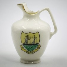 VINTAGE CORONET WARE CRESTED PORZELLAN MODELL VON KRUG - BARRY CREST
