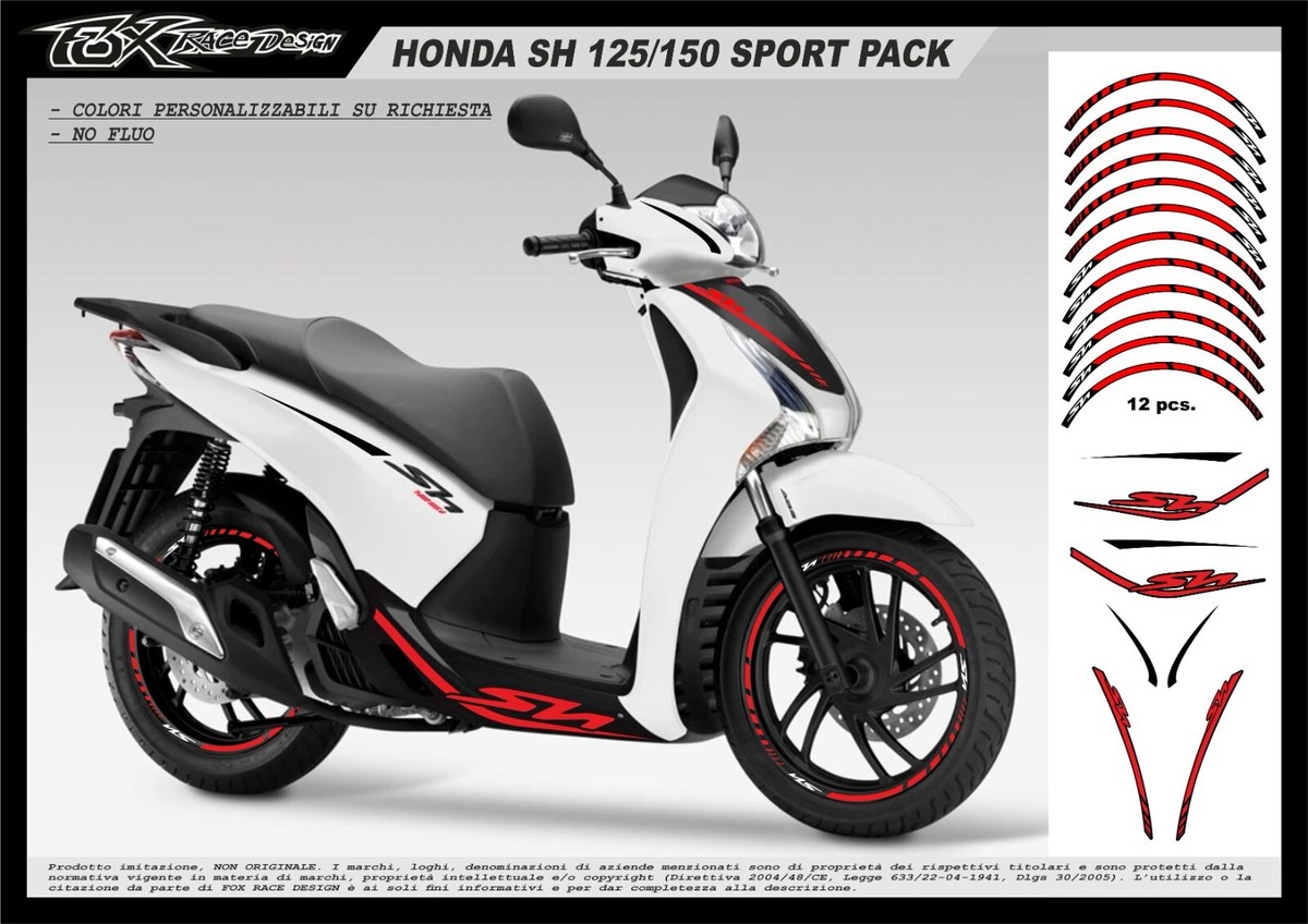 Sh 150 Sh 350 Honda 2021 Colori Adesivi Honda Sh Sh 350 Nuovo