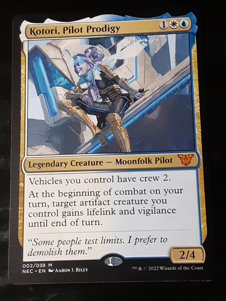 ライトエレメンタル ホノリー　Congratulations Kotori Pilot Prodigy Extended Art , Commander Kam Neon D ,NM, MTG