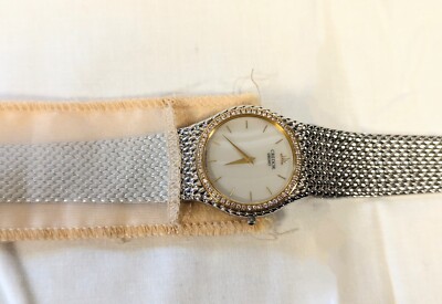 Men's Seiko Credor 8N70-6141 Diamond Bezel Yellow Gold 18k Men's Seiko Credor 8N70-6141 Diamond Bezel Yellow Gold 18k