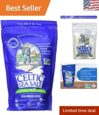 Natural Fine Ground Sea Salt – 16oz Resealable Bag, Rich in Trace Minerals