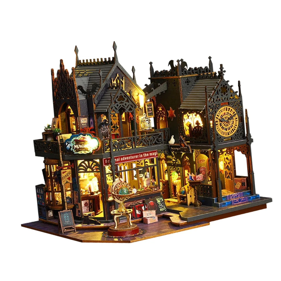 DIY Miniature Dollhouse Furniture Kits Crafts for Kids Adults Room Box Model - Image 4 of 4