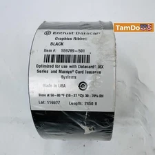 Entrust Datacard 559789-501 Premium Black Ribbon for MX Series & Maxsys, 2850 Ft