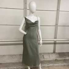 BHLDN By Anthropologie August Satin Charmeuse Midi Dress Women's Sz 6