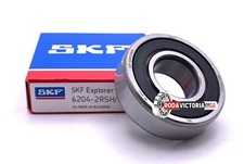 SKF 6204 2RS C3 DEEP GROOVE BALL BEARING, RUBBER SEALED 20x47x14mm.