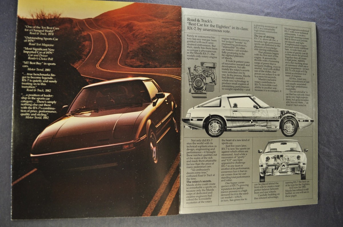 G*r様 MAZDA RX-７　カタログセット G*r様 MAZDA RX-7 カタログセット G*r様 MAZDA RX-7