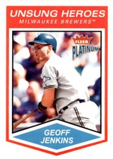 2004 Fleer Platinum #169 Geoff Jenkins Milwaukee Brewers