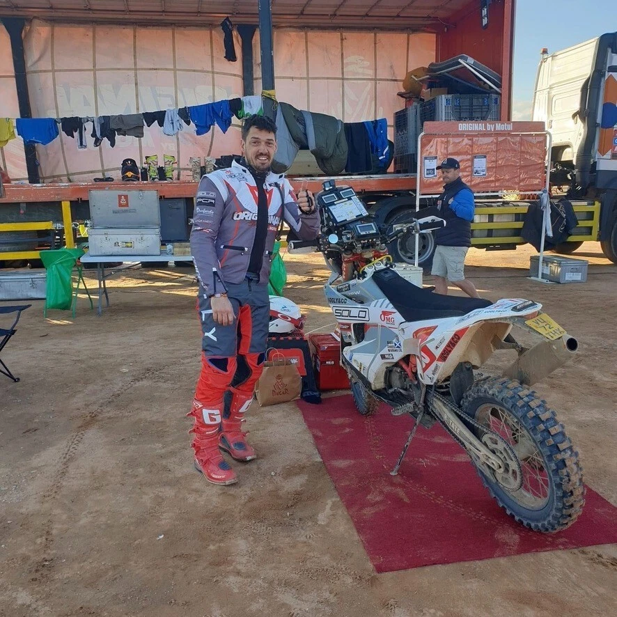 Small 2024 enduro motorcycle