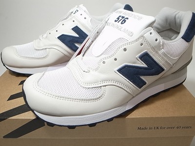 NEW BALANCE MADE IN UK OU576LWG OFF WHITE NAVY US9.5 | eBay