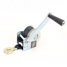 1600lbs. hand winch includes 23' strap and 10.5" handle HWSP-1600