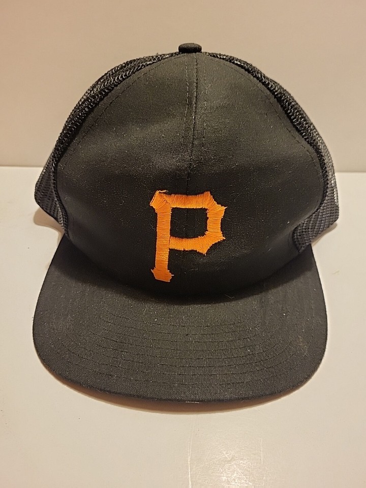 Vintage Twins Pittsburgh Pirates Plain Logo Snapback Hat MLB Green