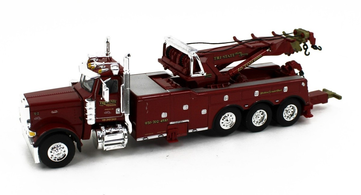 ミニカー DCP 1/64 Peterbilt 389 wrecker DCP 1/64 Peterbilt 389 rotator 36” sleeper wrecker tow Truck Farm