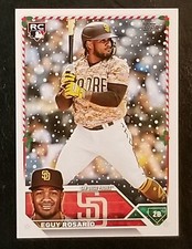 2023 Topps Holiday Eguy Rosario Rookie Card San Diego Padres No. H28