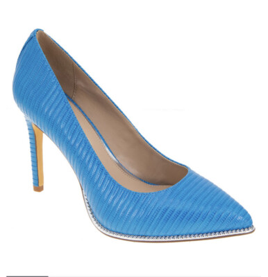 BCBGeneration Harlia Pump Bali Blue Lizard size 10