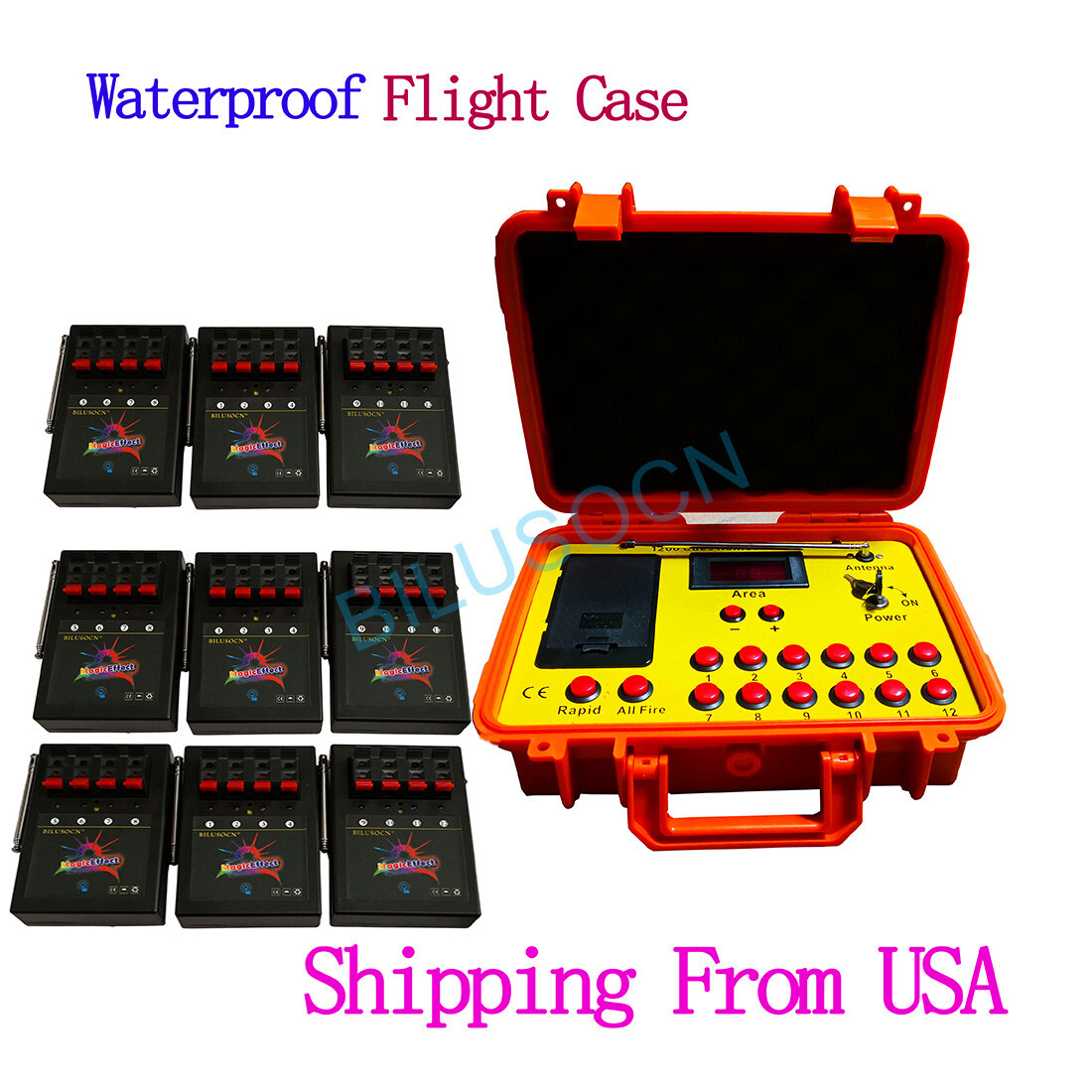 NEW 500M 36 cues fireworks firing system 1200cues wireless control Ship From USA
