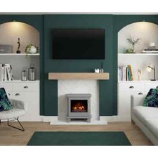Grey/ Black Electric Stove