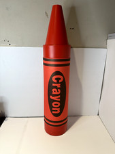 VINTAGE 28  Red Crayon Coin Bank Piggy Bank Handi Craft Company With Stopper