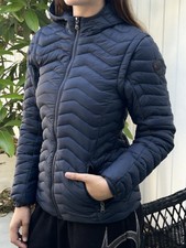 Pajar Canada M Puffer Jacket Thinsulate Convertible Vest 3m Navy Blue Vegan