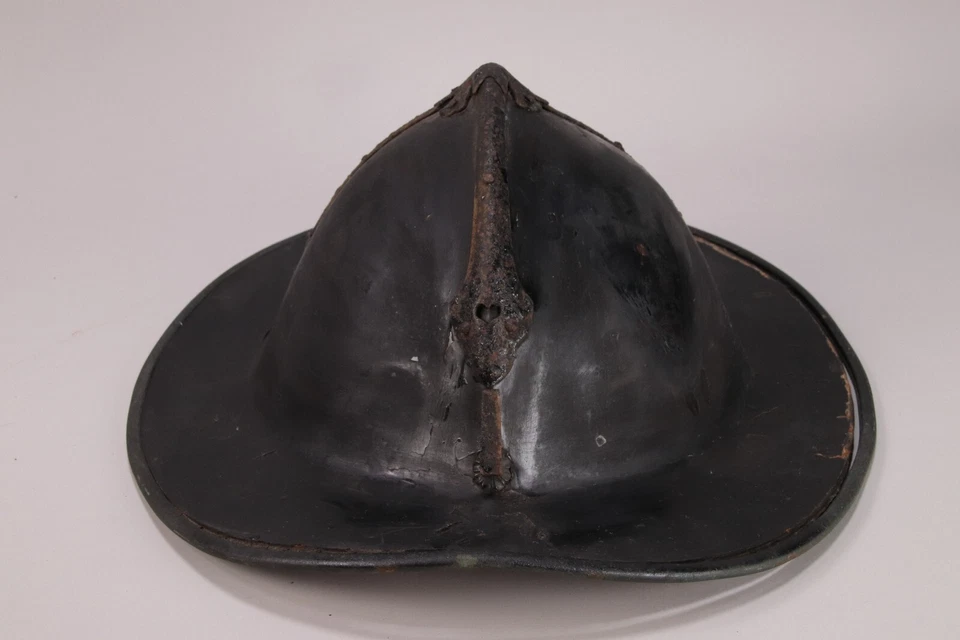 Japanese Samurai Helmet Wooden Jingasa Yoroi Kabuto Maeda Clan Ginkgo Leaf Crest - Image 3 of 4