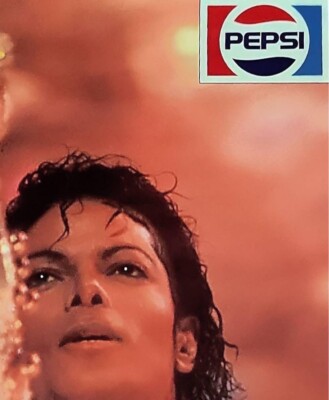 マ*ル様 マイケルジャクソン　ペプシ　ポスター Michael Jackson Japan tour 1987 Original PEPSI Promo Poster