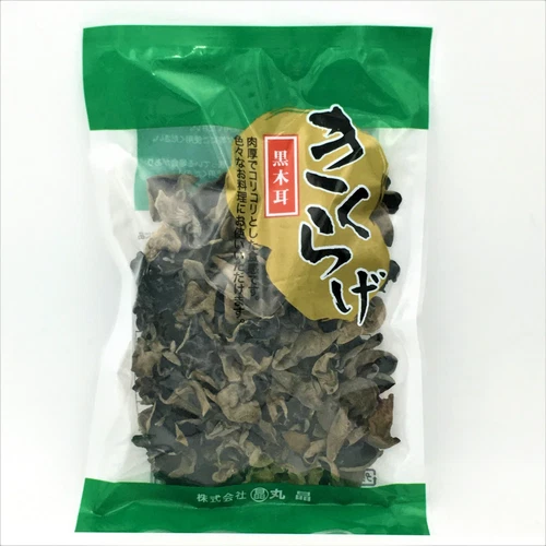 Marusho Kikurage Japanese Dried Black Fungus Wood Ear Mushroom 2oz 丸晶 きくらげ 56g