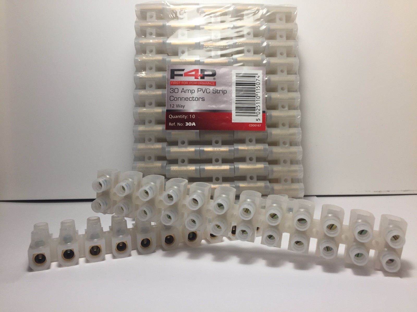 12 way 30 AMP PVC Strip Connectors Terminal Blocks eBay