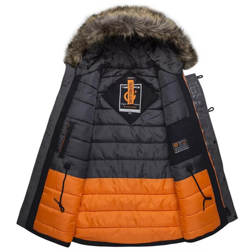 TIGER FORCE Winter Jacket Men Padded 