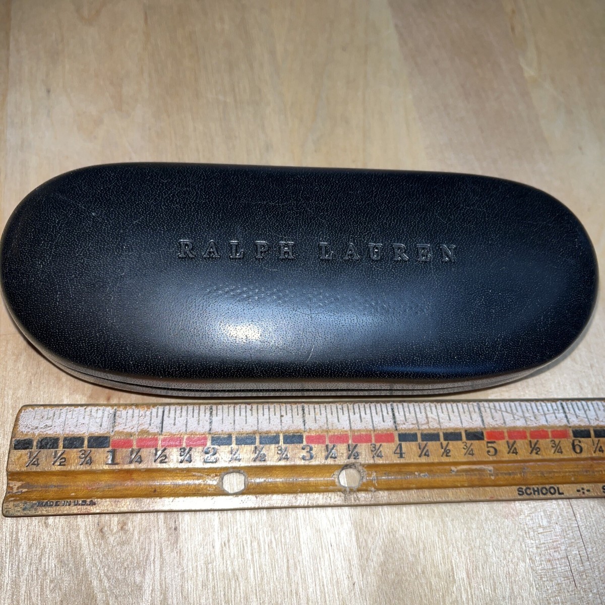 Ralph Lauren Eyeglasses Sunglasses Replacement Case Black Clam Shell  Authentic