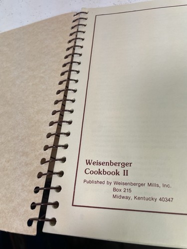 Weisenberger Cookbook II Mills Midway Kentucky - Bild 3 von 5