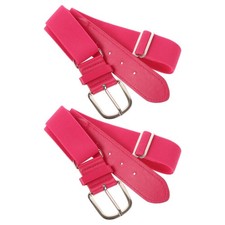 2 Pcs Youth Baseball Belt Softball Belts Adjustable Elastic Sport