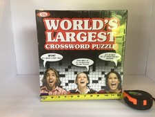 Crossword Puzzle World's Largest By Ideal Over 6 Feet Tall, Foldable