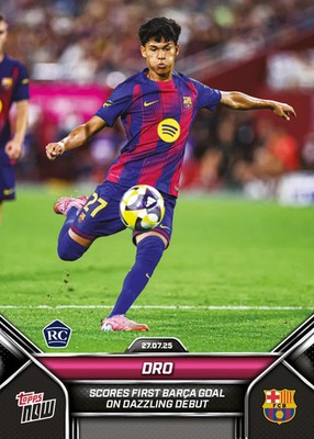 FC Barcelona PEDRO FCバルセロナ ペドロ Sサイズ Pedro Fernandez DRO Barca Debut - 2025 FC Barcelona Topps NOW