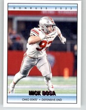 2022 Panini Donruss Retro Draft Picks Pink Nick Bosa #15