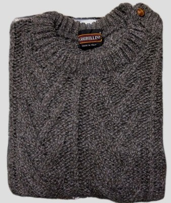 Men's Long Sleeve Wool Crew Neck Sweater