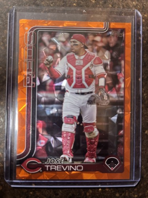 #ad 2025 Topps Update Series Jose Trevino #US13 Orange Diamanté 25 $30.00