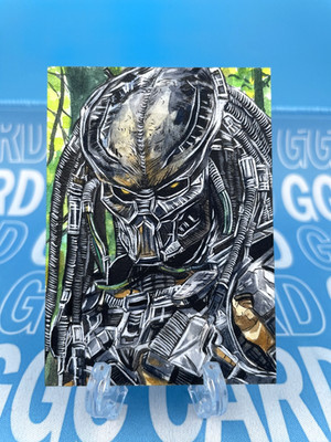 GGC Studio Predator Artist Hand Drawn Auto Sketch Card 1/1