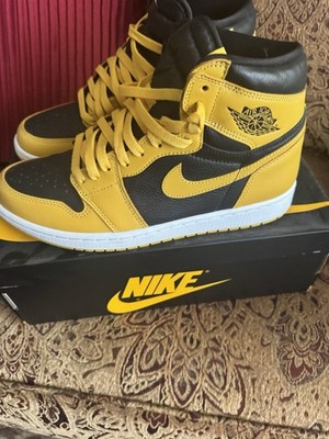 Air Jordan 1 Retro Black Yellow White