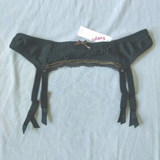 Freya NEW With Tags Black/Brown Garter Belt Sz L