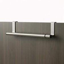 Extendable Over Door Hanging Rail Rack Towel Hanger Kitchen Bathroom Cupboard