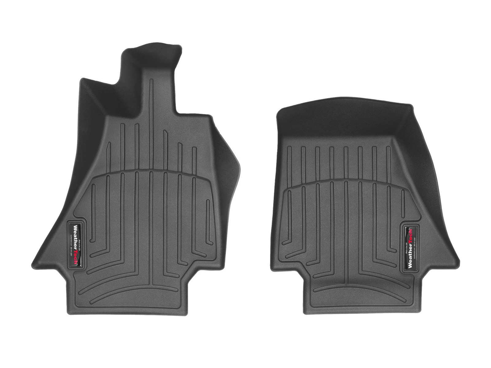 WeatherTech FloorLiner for 2016-2020 Bugatti Chiron - 1st Row, Black
