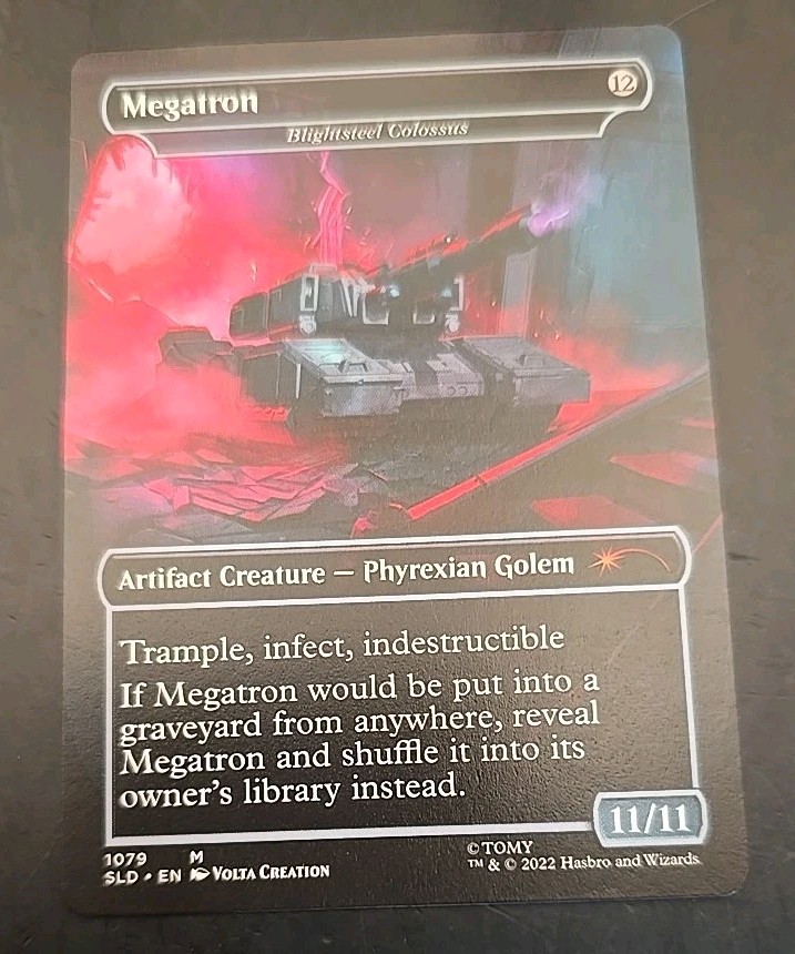 Megatron - Blightsteel Colossus Secret Lair Drop MTG Regular Near Mint