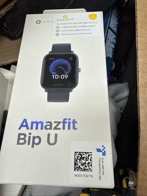 Amazfit Bip U Smartwatch Fitness Tracker with Heart Rate/Sleep/Stress/SpO2