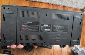 Sega Master System - Original Launch Edition Console Lot  With 18 Games Tested