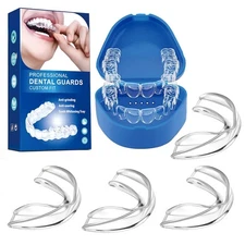 Mouth Guard for Grinding Teeth at Night,4 PCS Night Guards for Teeth G...