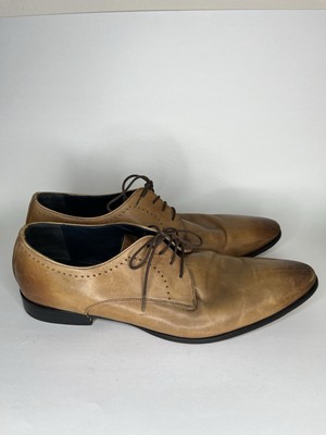 brown dress shoes men size 14 Oliver Sweeney Bramford Oxford Dress Shoes Brown Tan Leather Men Size 47 US  14