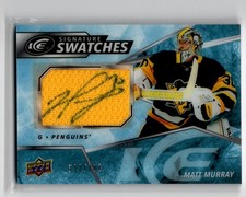 2019-20 Upper Deck Ice Signature Swatches Matt Murray Auto 012/150 Pittsburgh