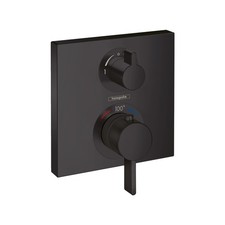 Hansgrohe 15714 Ecostat Square Thermostatic Valve Trim Only - Black
