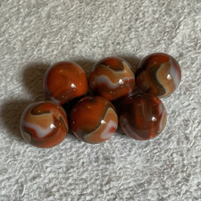 Jabo Joker Style 24mm Marbles. Lot of 6. Near Mint